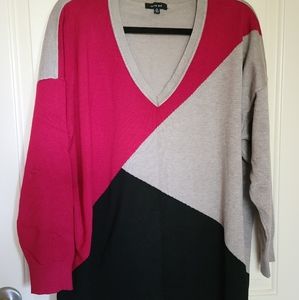 Verve Ami Color Block Sweater